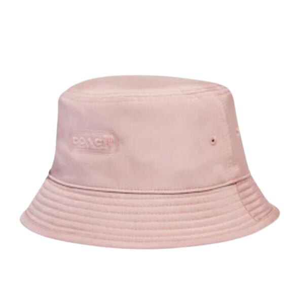 COACH REVERSIBLE NYLON BUCKET HAT IN COLOR FADED PINK - Picture 1 of 2
